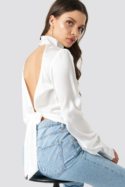 Shop Chloé High Neck Shirt - White