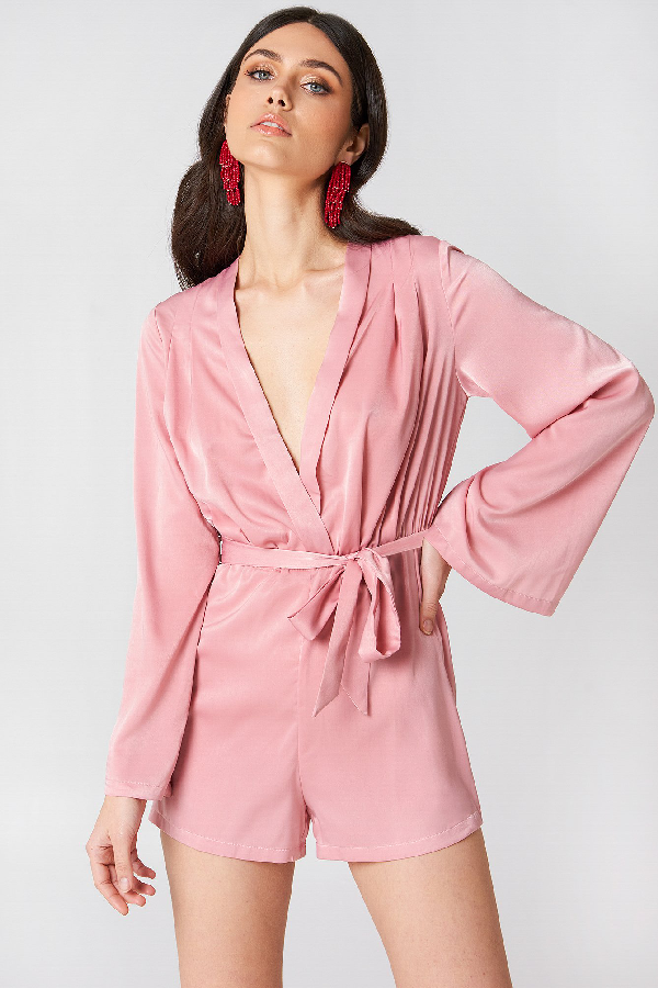 light pink playsuit