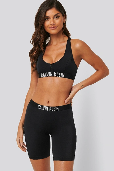 Calvin Klein Surf Shorts Bikini Bottom Black | ModeSens
