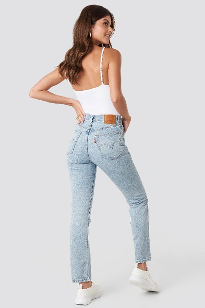 Levi's 501 Crop Jeans - Blue In Montgomery Baked