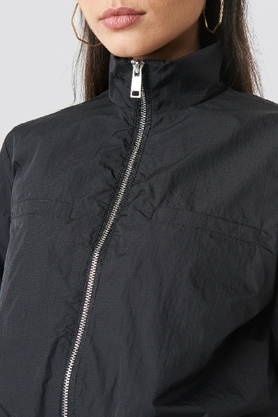 Shop Anna Nooshin X Na-kd Front Zip Track Jacket Black