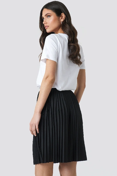 Shop Na-kd Short Pleated Skirt - Black