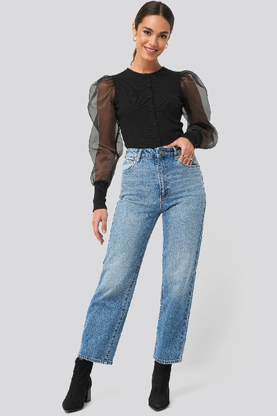 Shop Abrand A Venice Straight Jeans Blue In Bae Town