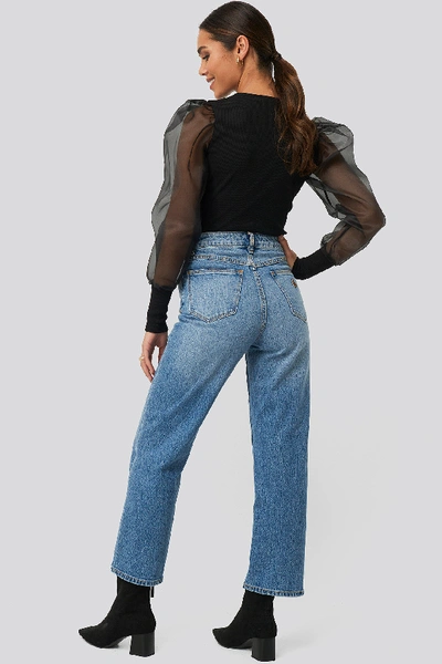 Shop Abrand A Venice Straight Jeans Blue In Bae Town