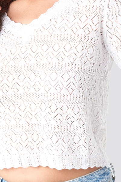 Shop Trendyol Summer Sweater Pullover - White In Ecru