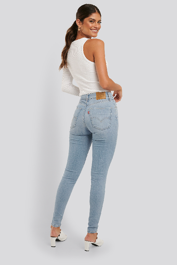 levi's mile high super skinny blue