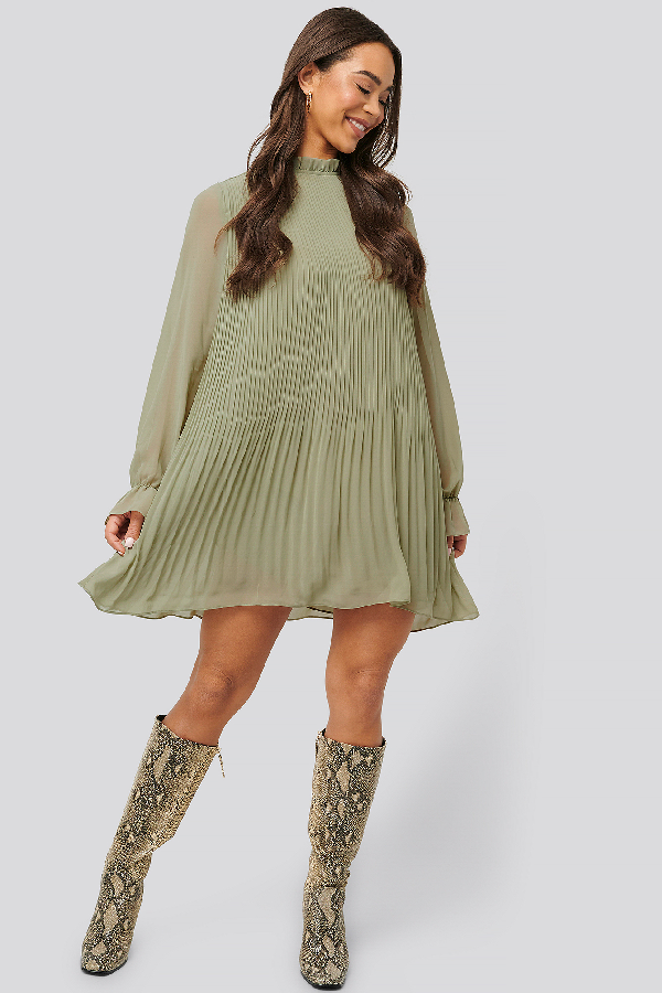 mini pleated dress