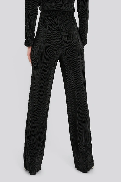 Shop Na-kd Wide Pleated Trousers - Black