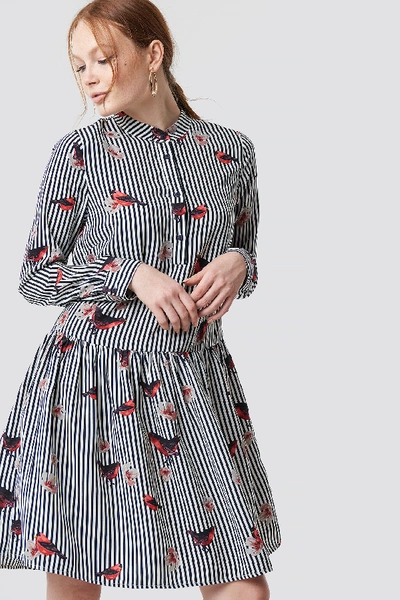 Shop Rut & Circle Flower Stripe Dress - Multicolor