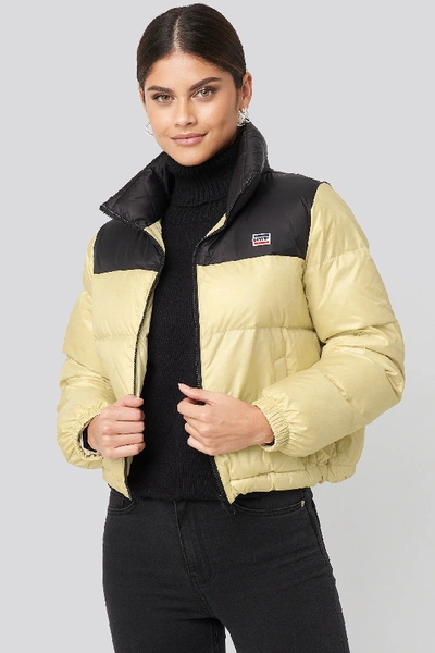 Levi's Francesca Down Puffer Jacket Multicolor In Sandshell | ModeSens