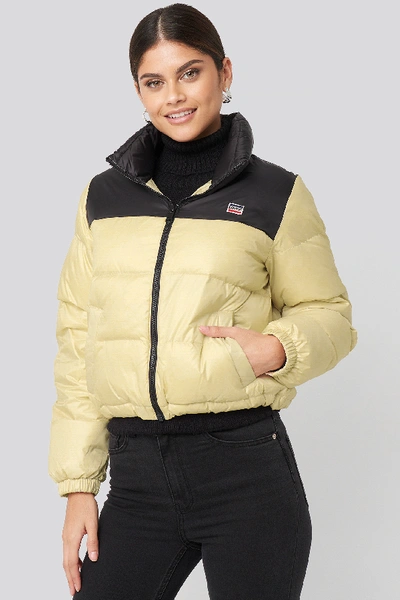 Levi's Francesca Down Puffer Jacket Multicolor In Sandshell | ModeSens