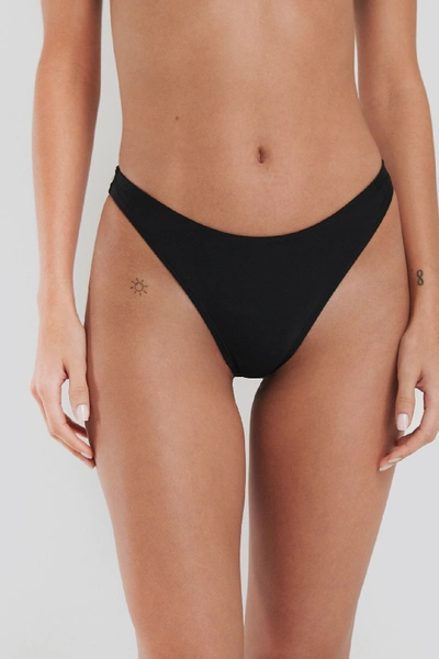 Shop Na-kd High Cut Bikini Panty Black