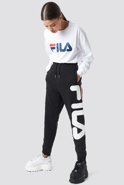 Shop Fila Classic Pure Long Sleeve Shirt White In Bright White