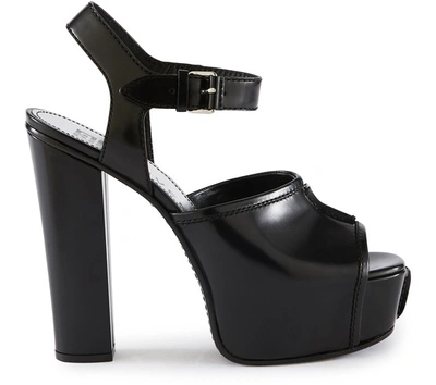 Shop Givenchy Show 135" Sandals In Noir