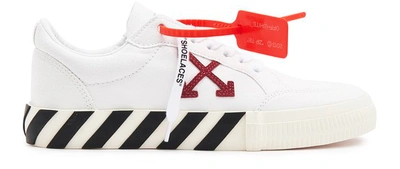 Shop Off-white Arrow Trainers In White Violet