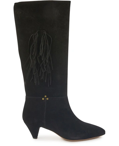 Shop Jérôme Dreyfuss Sandie Fringe Boots In Noir