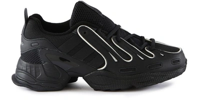 Shop Adidas Originals Eqt Gazelle Trainers In Noir Essentiel