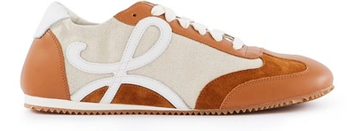 Shop Loewe Ballet Runner In Sand Caramel