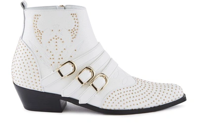 Shop Anine Bing Penny Boots In White