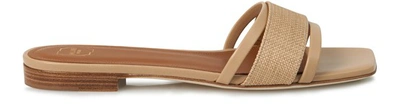 Shop Malone Souliers Demi Sandals In Oatmeal/oatmeal