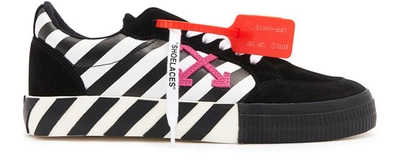 Shop Off-white Arrow Trainers In Black Violet