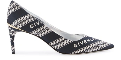 Shop Givenchy M-pump Pumps In Navy Blue