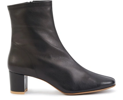 Shop By Far Sofia Leather Boots In Black