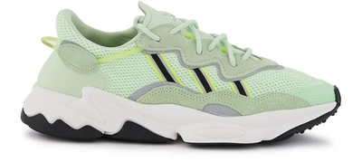 Shop Adidas Originals Ozweego Trainers In Vert Brillant