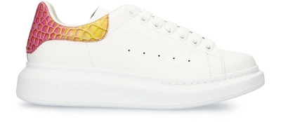 Shop Alexander Mcqueen Oversize Sneakers In White Multi