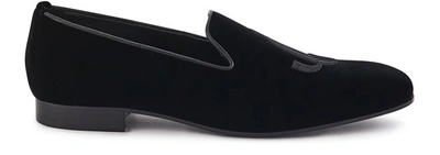 Shop Jimmy Choo Sache Loafers In Black/black