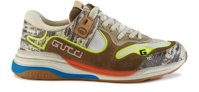Shop Gucci G Line Trainers In Natural