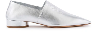 Shop Maison Margiela Loafers In Silver