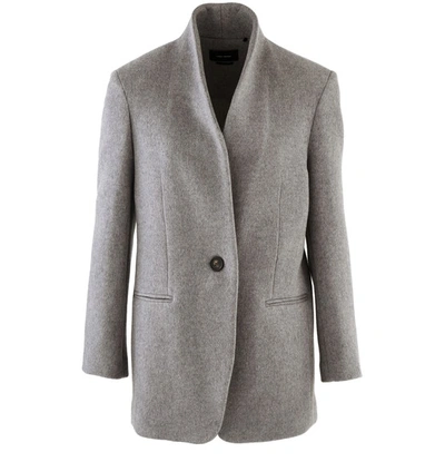 Shop Isabel Marant Felicie Jacket In Grey