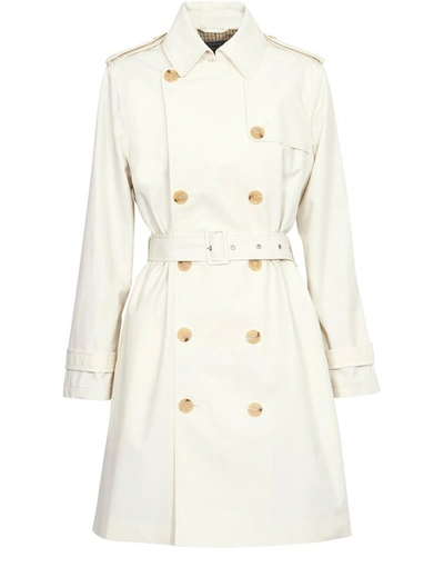 Shop Apc Josephine Trench Coat In Mastic