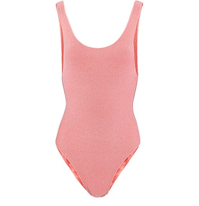 Shop Oseree Sporty Swimsuit In Bubble Pink