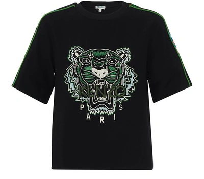 Shop Kenzo T-shirt Tiger In Lime