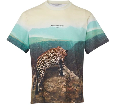 Shop Stella Mccartney Leopard T-shirt In 8490 Multicolor