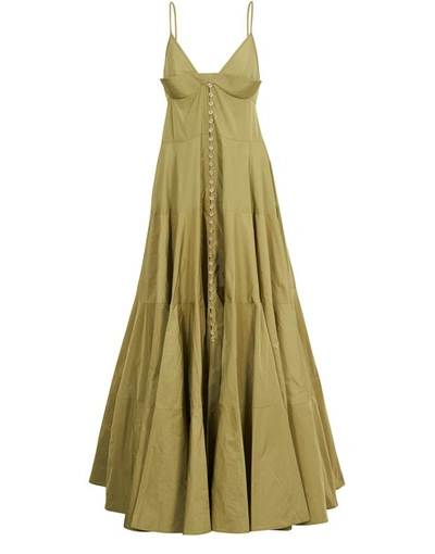 Shop Jacquemus Manosque Dress In Light Green