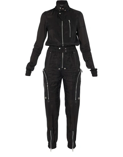 Shop Rick Owens Jumpsuit  In Black