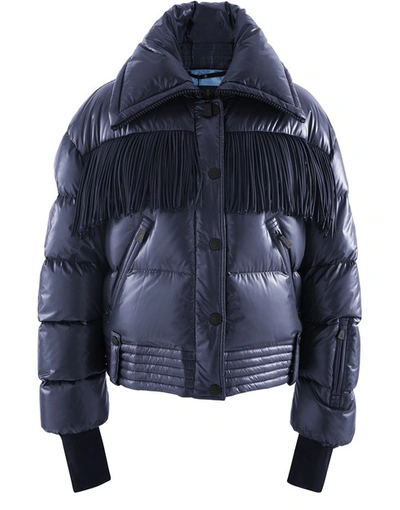 Moncler Genius 3 Moncler Grenoble Pouri Fringed Quilted Down Ski Jacket In  Multicolor | ModeSens