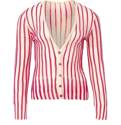 Shop Jacquemus Manosque Jacket In Pink Striped