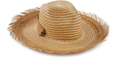 Shop Sensi Studio Straw Hat In Natural Beige