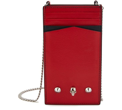 Shop Alexander Mcqueen Mobile Phone Cover In New Red Black