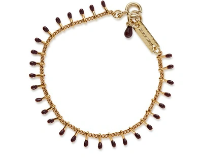 Shop Isabel Marant Bracelet In Plum