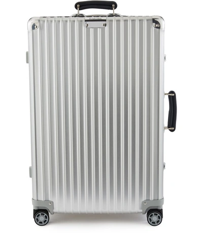 Shop Rimowa Classic Check-in L Luggage In Silver