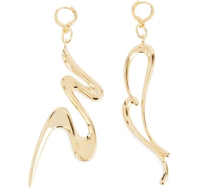 Shop Mounser Windansea Earrings In Gold