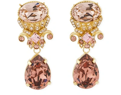 Shop Dolce & Gabbana Earrings In Rosa