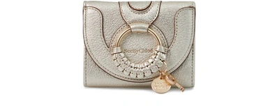 Shop See By Chloé Hana Small Wallet In Silver