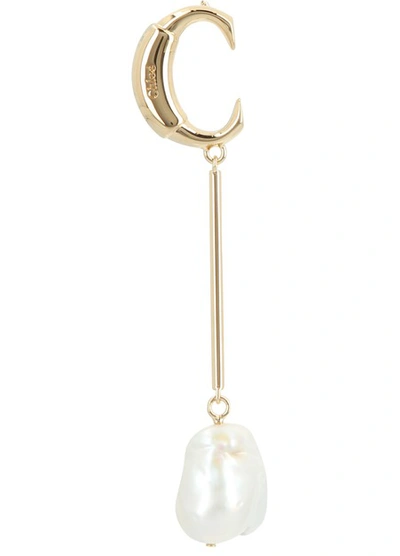 Shop Chloé Darcey Earrings In Pearl