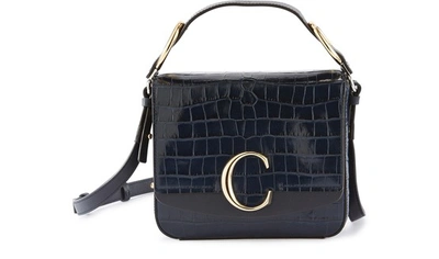 Shop Chloé C Small Bag In Full Blue
